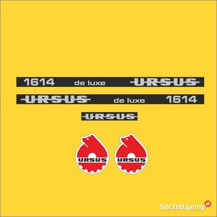 Naklejki Ursus 1614 na maskę super mocne z Pleszew