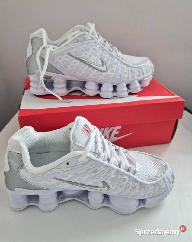 Buty Nike Shox TL kolor WhiteSilver pomorskie Wejherowo