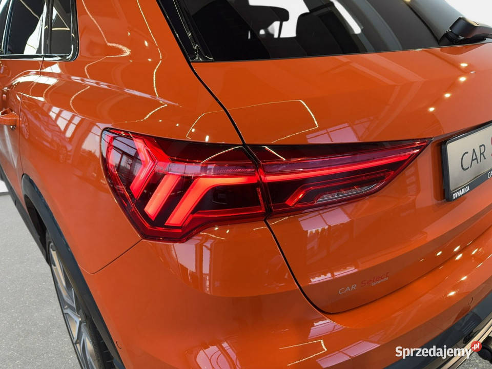 Audi Q3 VAT 23 45TFSI e 245 Stronic 2021 r HAK czujnik deszczu Myślenice