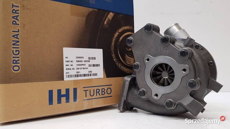 Nowa turbosprężarka IHI CIKO F5BVEDS0028B mazowieckie Siedlce