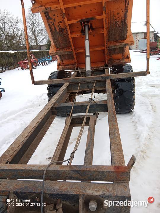 Przyczepa wywrotka skorupowa 8 ton Możliwość
