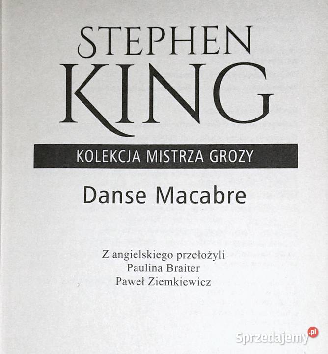 Danse Macabre Stephen King Chełm