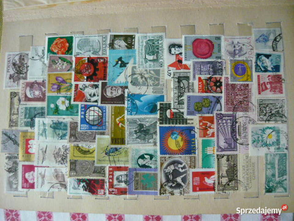 Znaczki kasowane lata 60 śląskie Myszków