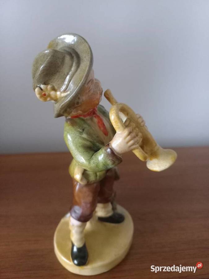 Figurka porcelanowa Trębacz Figurki Toruń