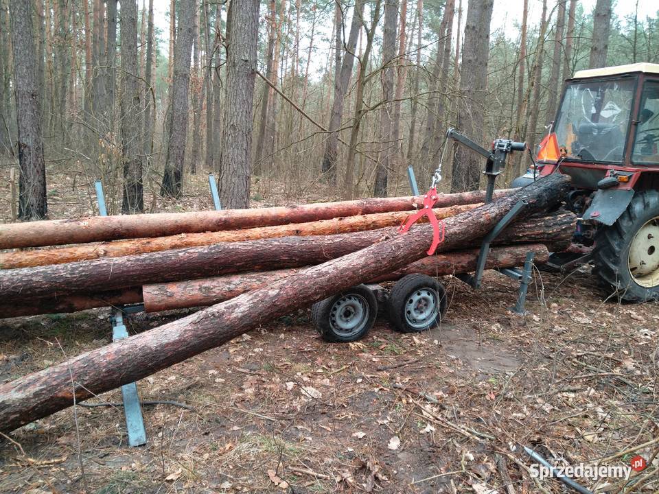 Przyczepka leśna do quada ciągnika 2w1 wywrotka lubelskie Jaszczów sprzedam
