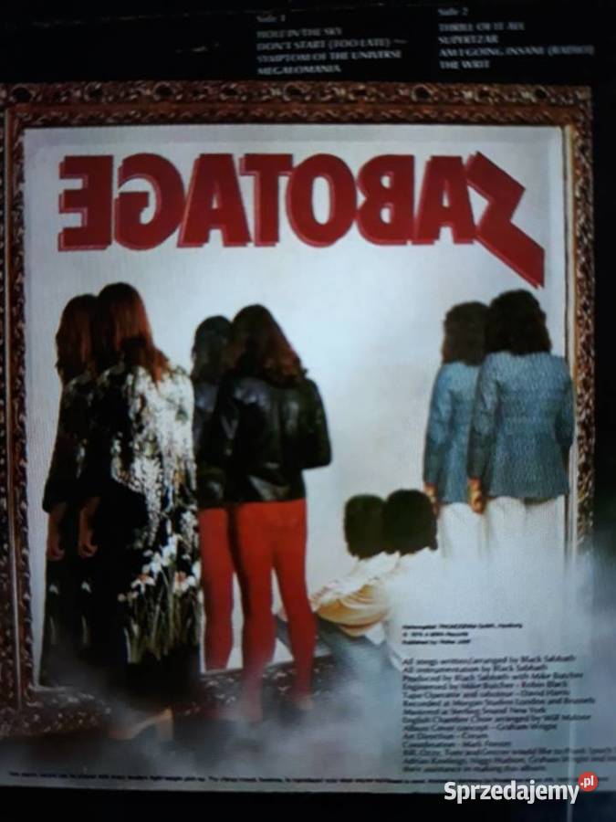 Archiwum hard rocka BLACK SABBATH Sabotage 1975 rock Rzeszów