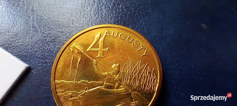 Stare monety Medal 4 Augusty 186 Lesko