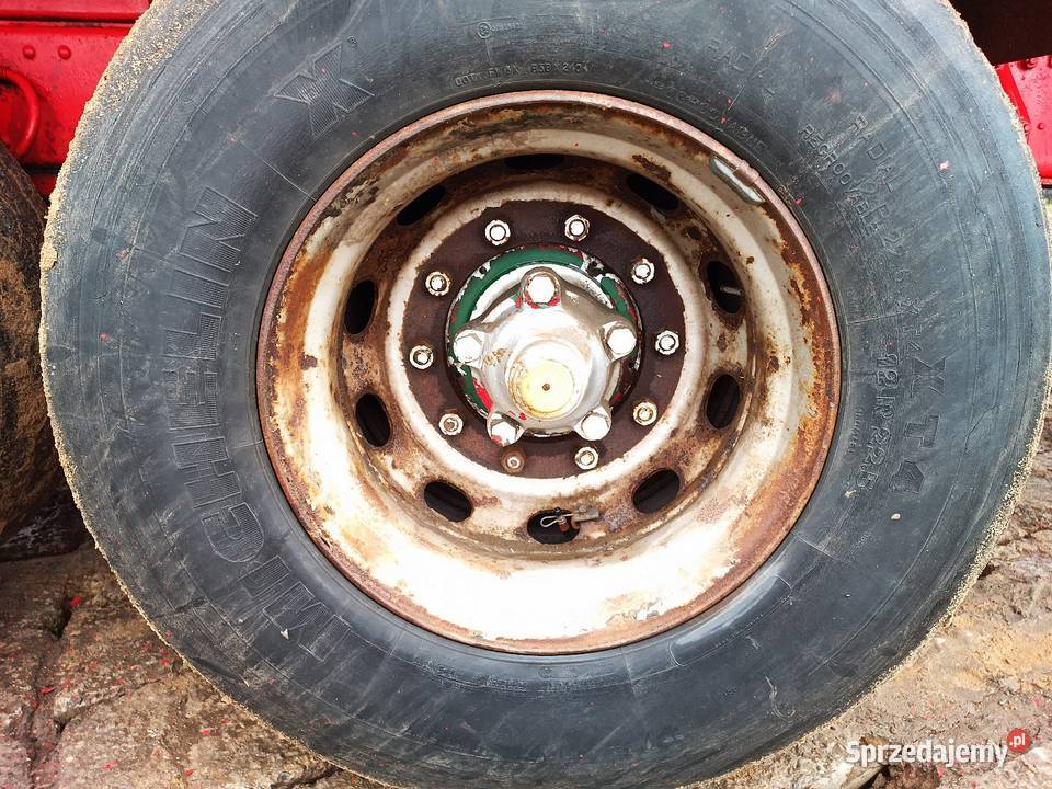 Przyczepa wywrotka 12t tandem na 3 strony koła nieuszkodzony Maszyny rolnicze mazowieckie