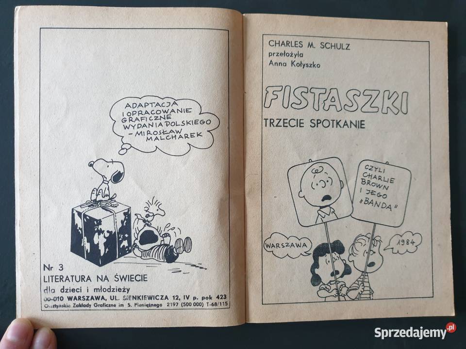 Fistaszki Trzecie Spotkanie wydanie pierwsze