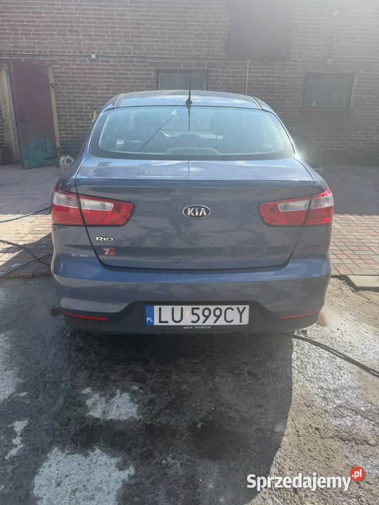 Kia Rio 2015 113 przebiegu GAZ Salon Pierwszy radio Lublin