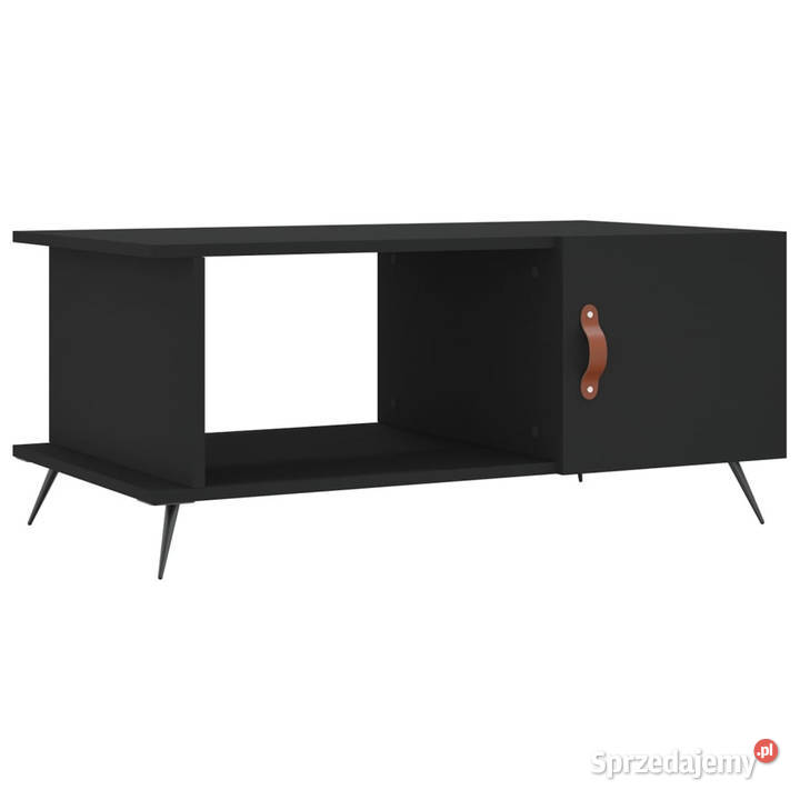 Stolik kawowy czarny 90x50x40 materiał mazowieckie Warszawa