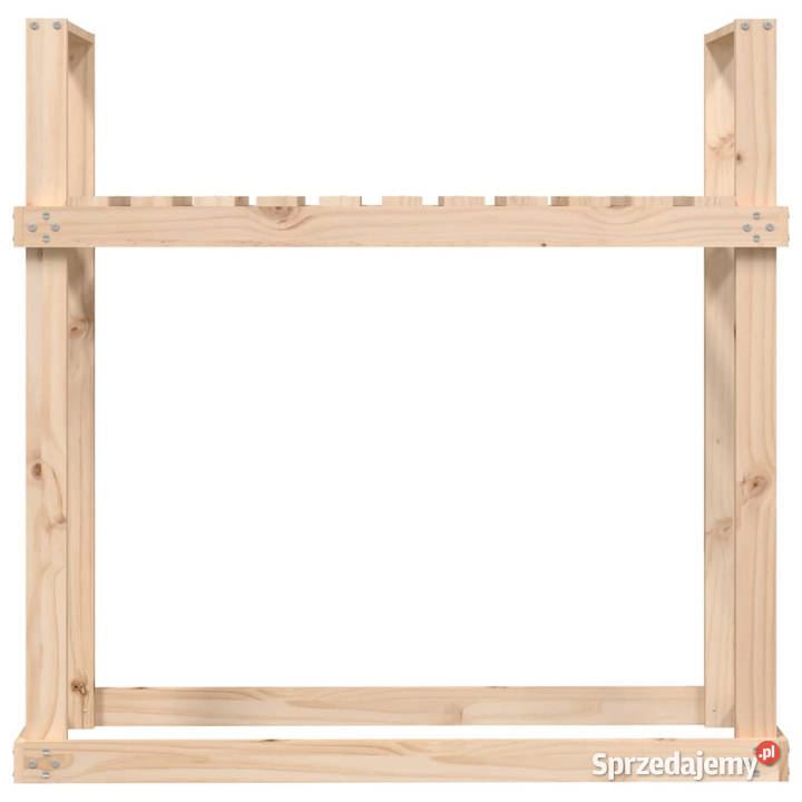 Stojak na drewno 110x35x1085 lite drewno sosnowe Pozostałe mazowieckie Warszawa