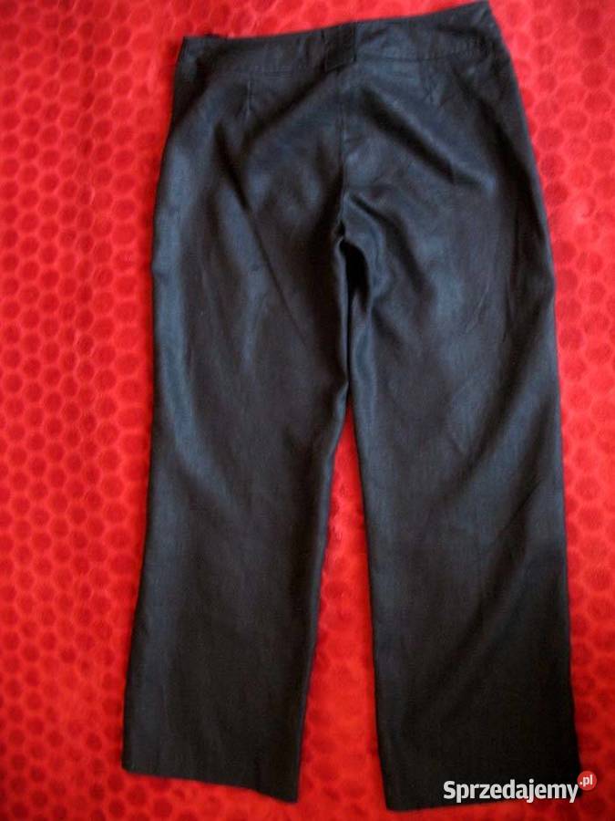 Spodnie damskie len 38 M biodra 96 mazowieckie Siedlce sprzedam