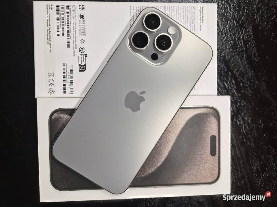Apple iPhone 15 Pro 256GB WHITE TYTAN Apple / iPhone Pabianice
