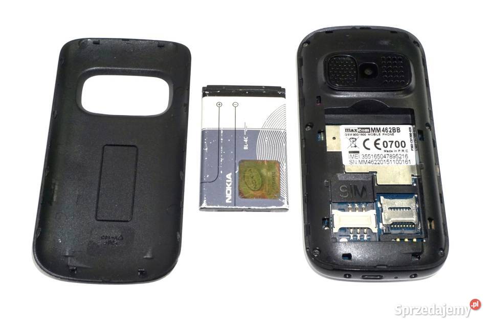Telefon seniora MaxCom MM462BB Telefony komórkowe Warszawa