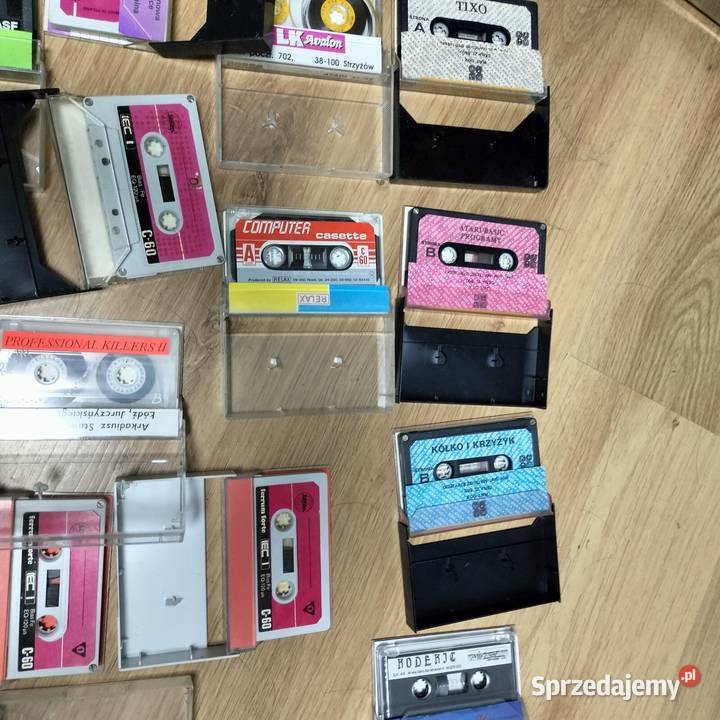 Atari kasety z grami Gry na konsole łódzkie Pabianice