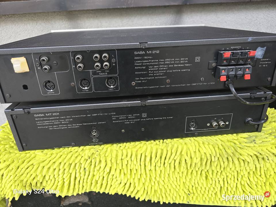 wzmacniacz tuner saba