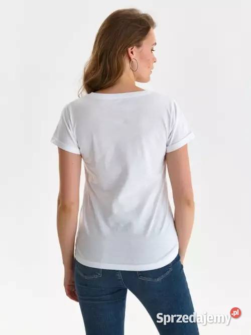 biały tshirt z napisem Top Secret małopolskie Olkusz sprzedam