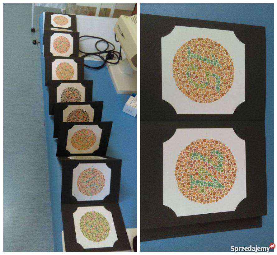 Komplet sprzetu okulistycznego według wymogów
