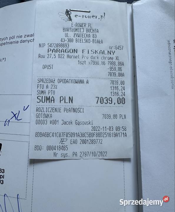 Dartmoor Hornet Pro 2022 XL serwisie Dębe sprzedam