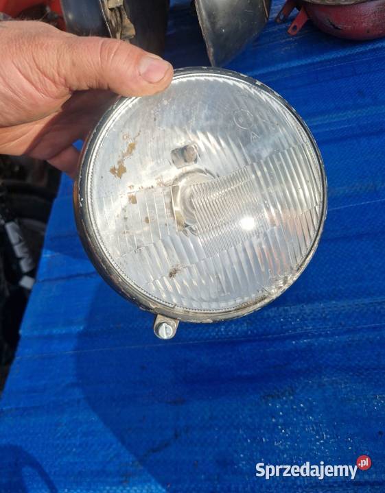 Metalowa lampa przednia licznik wsk Gdynia