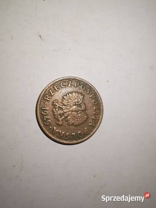 5 groszy z 1949 roku Zamość