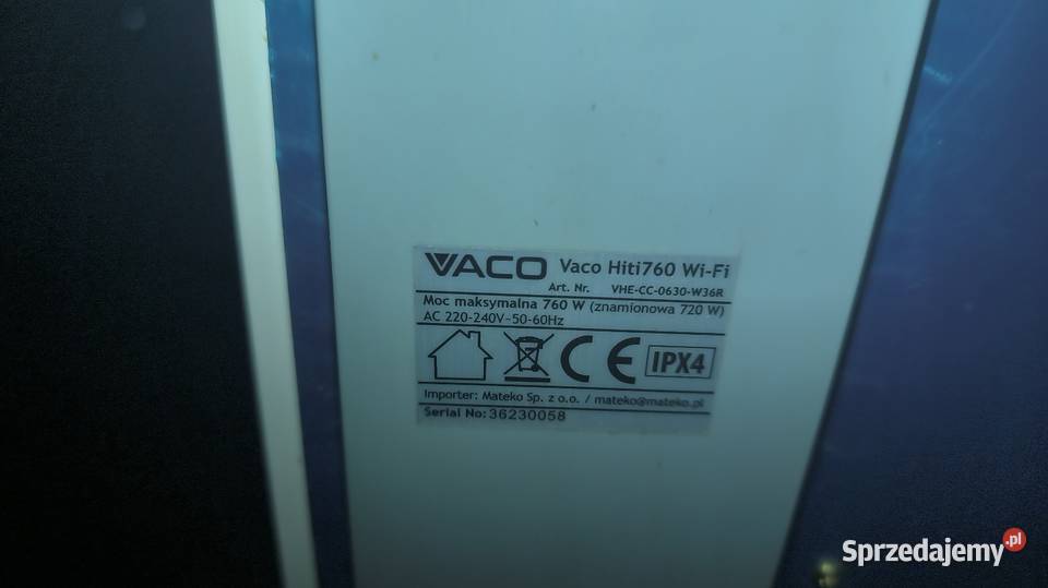 Panel grzewczy na podczerwień 760w Vaco Hilti Pabianice sprzedam