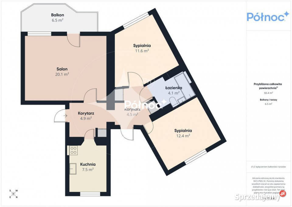 Ełk Baranki Jana Pawła II 8 3 pokoje Nieruchomości sprzedam