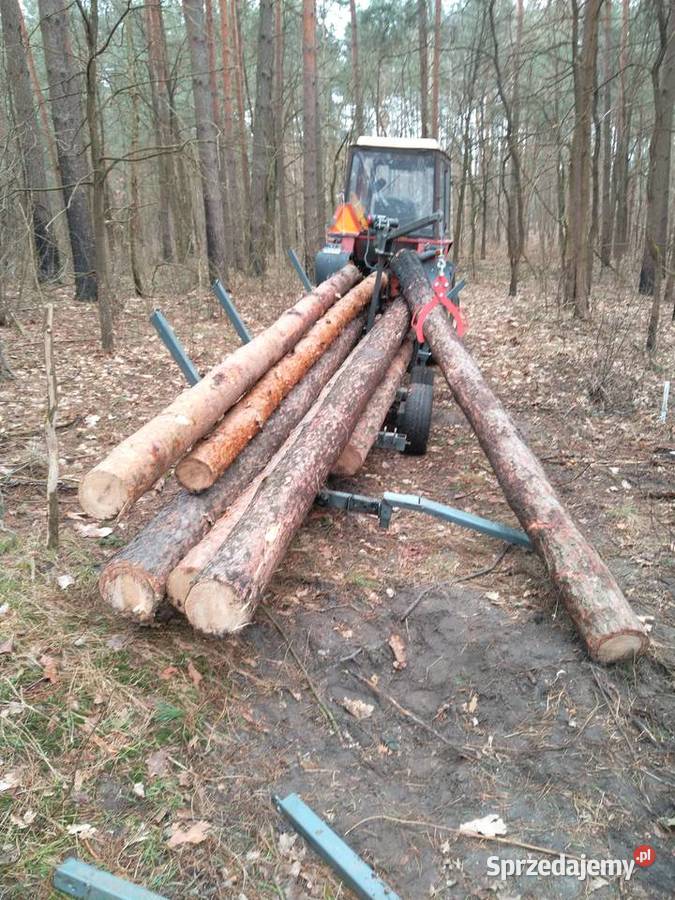 Przyczepka leśna do quada ciągnika 2w1 wywrotka Pozostałe