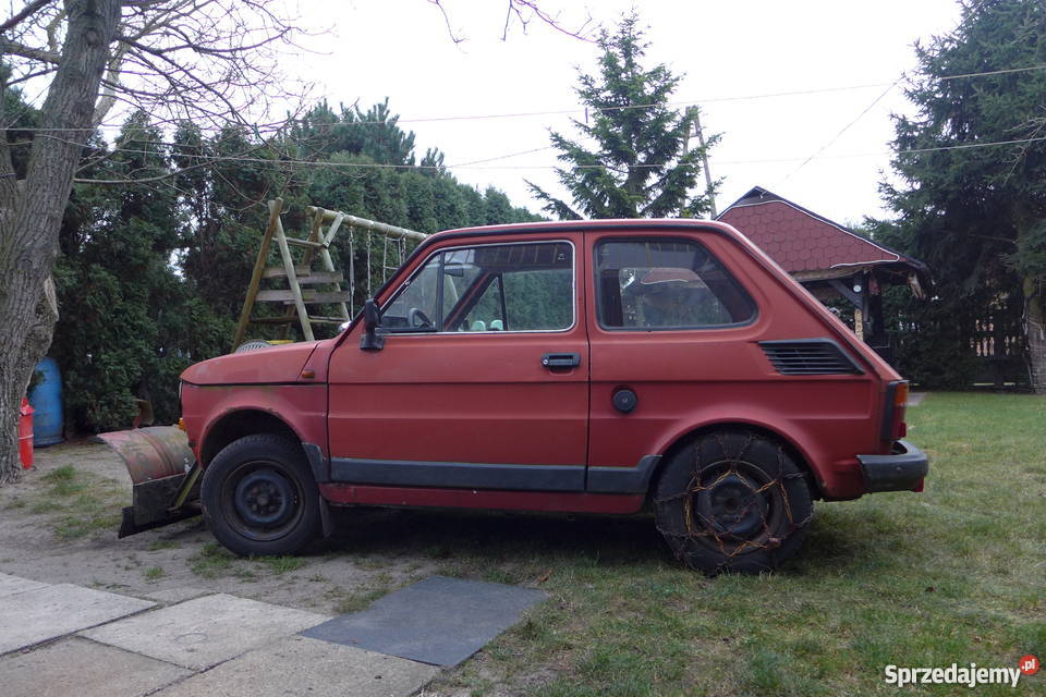 Fiat 126p pług śnieżny silnik skrzynia biegów w Rok produkcji 1990 Inne pojazdy i łodzie Łódź