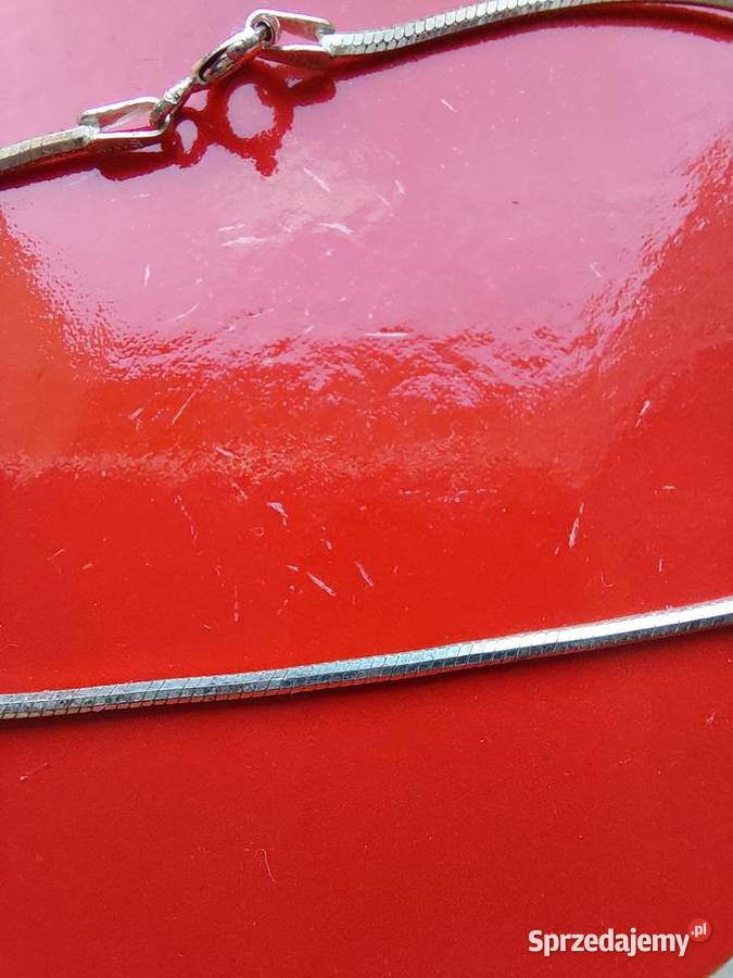 srebrna bransoletka długość 20 srebro 925