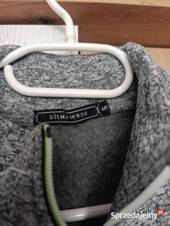 Nowa Bluza MęskaChłopięca Rozmiar S Ciepły Polar Osobnica