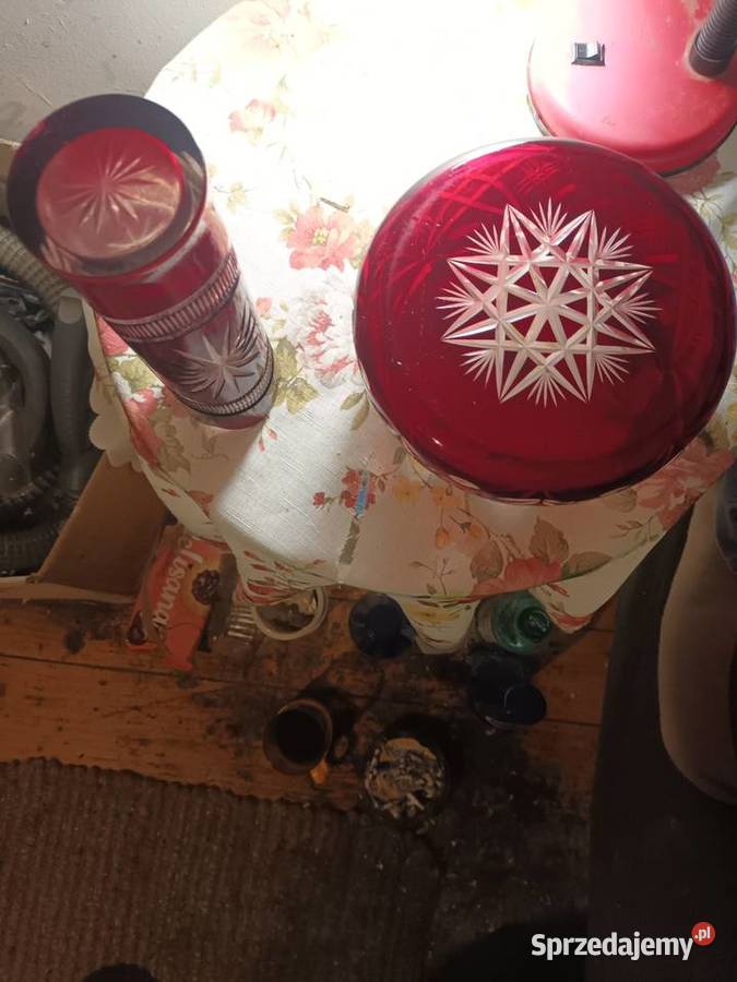 Misa I wazon szklany ręcznie szlifowany Bielsko-Biała