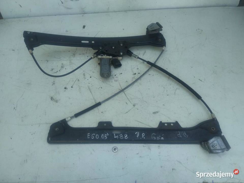 MECHANIZM PODNOŚNIK SZYBY PRAWY PRZÓD BMW 5 E60