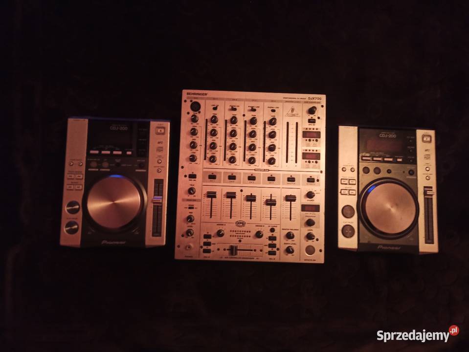 Zestaw DJ 2x Pioneer CDJ200 mikser Behringer pomorskie Słupsk