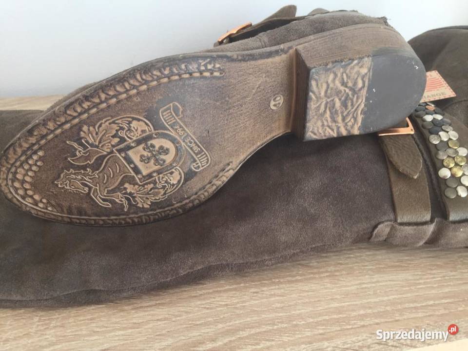 Portugalskie Markowe KOZAKI nat Skóra rozmiar 40 Wrocław