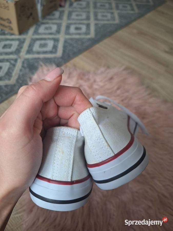 Klasyczne białe trampki NOWE ala Converse 38 Kraków