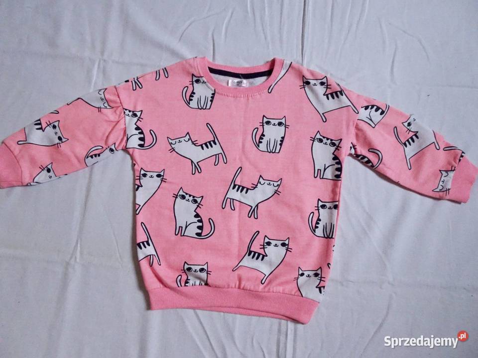 Bluza dziewczynki w KOTKI 98 NOWA Nowy Sącz sprzedam