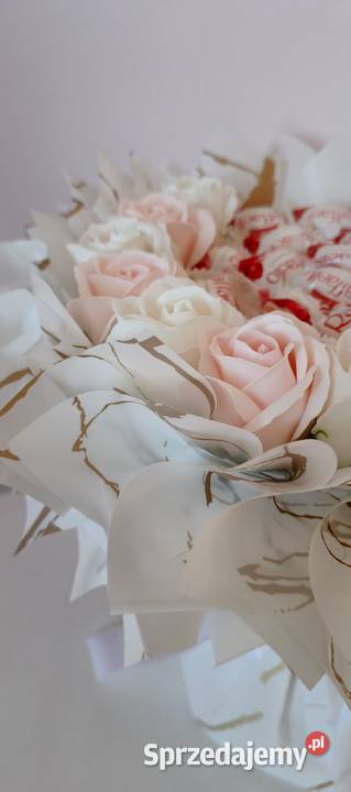 Bukiet jadalny bukiet ze słodyczy Raffaello róże Warszawa sprzedam