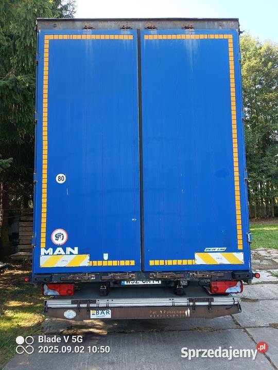 MAN TGM 15280 firana winda Bar wszystko sprawne Orońsko
