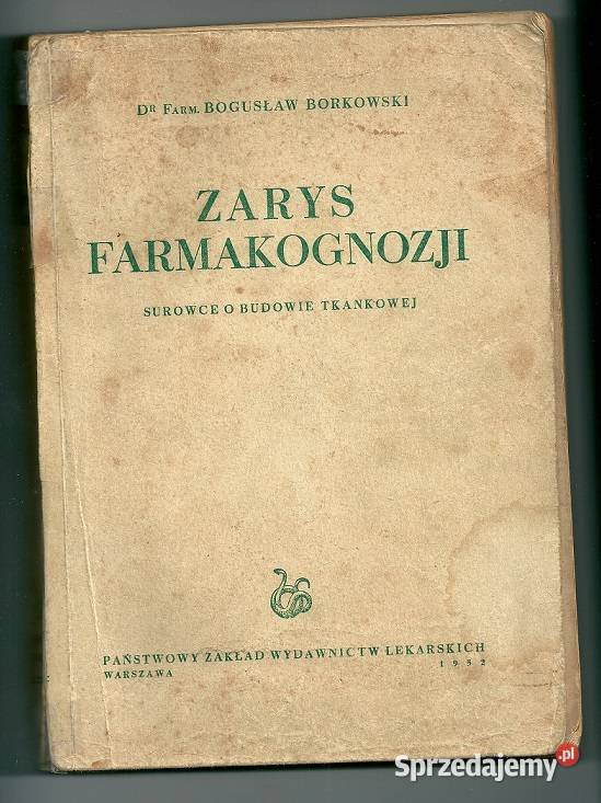 Zarys farmakognozjiSurowce o budowie tkankowej Łódź
