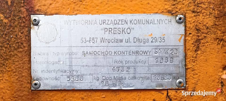 Star 200 z zabudową bramową SMW 20 Bronisław