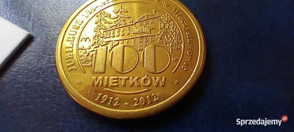 Stare monety Medal 100 Mietków 177 Lesko sprzedam