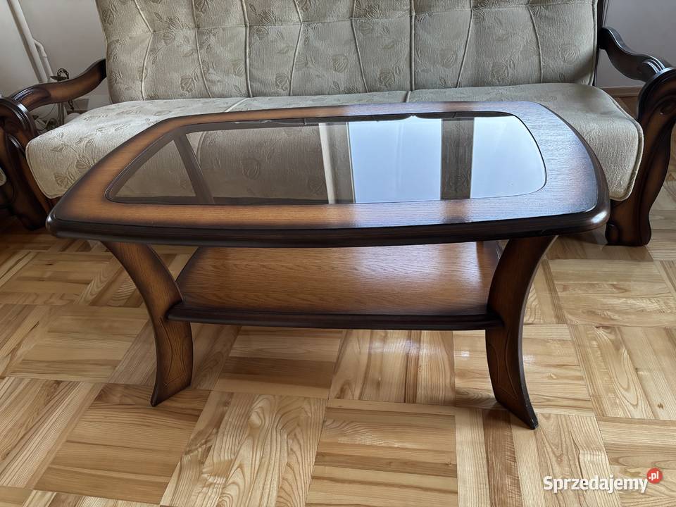 Komplet mebli sofa 2 fotele stolik stolik RTV Jadowniki