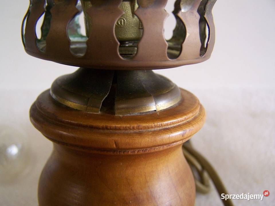 Lampa stołowa nocna w stylu retro elektryczna Koszalin sprzedam
