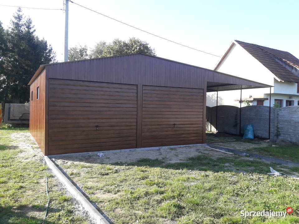 Garaż Blaszany z Zadaszeniem Złoty Dąb Grzywstal Rawicz