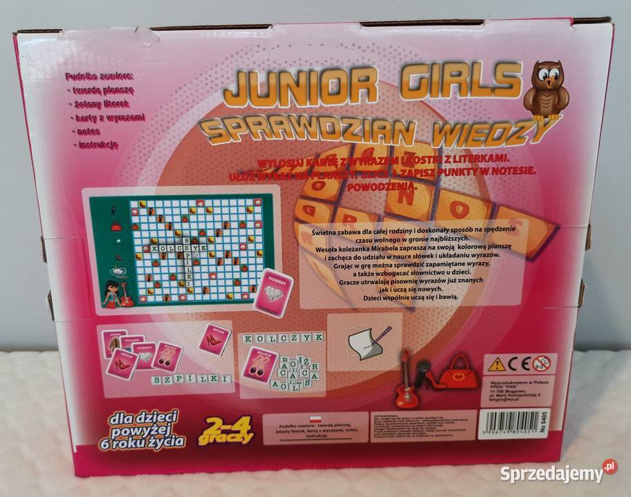 Gra edukacyjna ułóż wyrazy Junior Girls FAN Czeladź