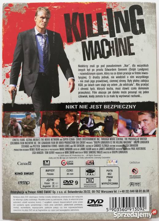 Killing Machine Dolph Lundgren Filmy
