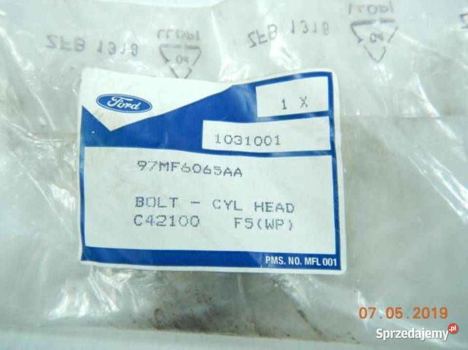 ŚRUBA GŁOWICY CYLINDRÓW FORD FIESTA PUMA 9701 osobowe lubelskie