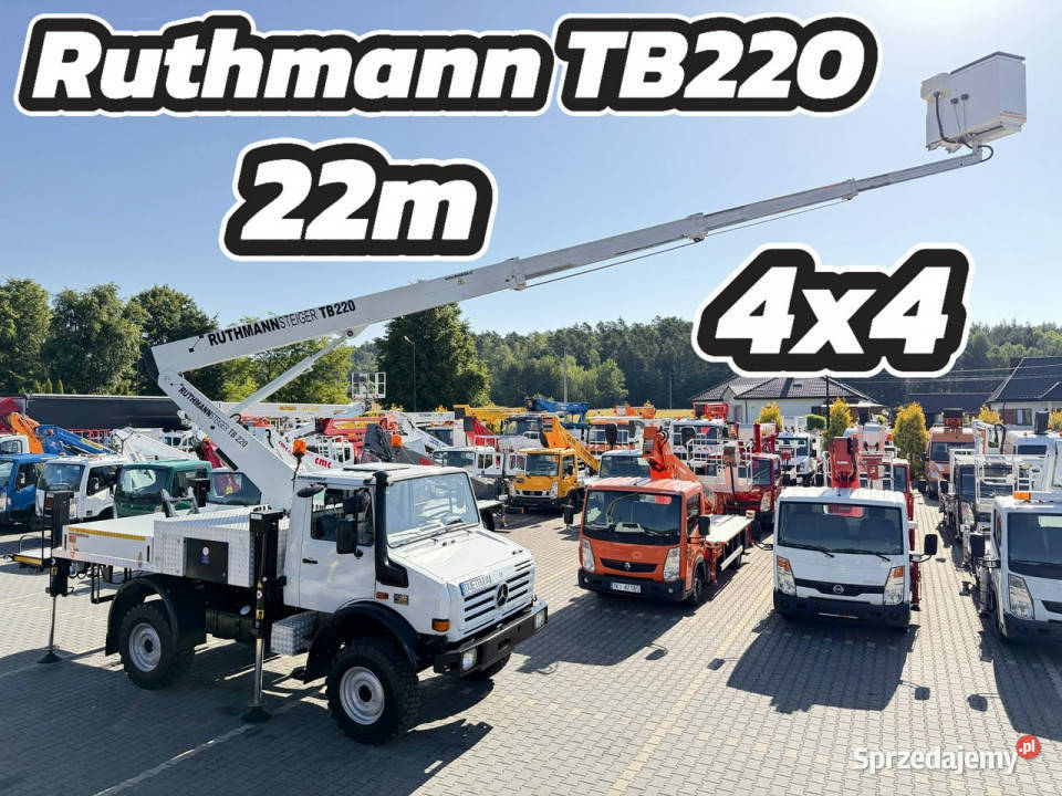 Mercedes UNIMOG 437 4x4 Zwyżka RUTHMANN STEIGER 177KM Widełki sprzedam